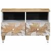 VidaXL TV Cabinet 70x33.5x46 Cm Solid Mango Wood, TV Stand, Hi-fi Cabinet, Entertainment Center, TV Buffet, Furniture 4018665
