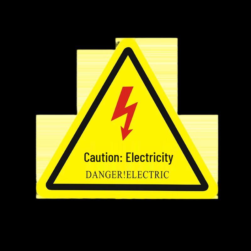 Electrical Hazard Warning Stickers
