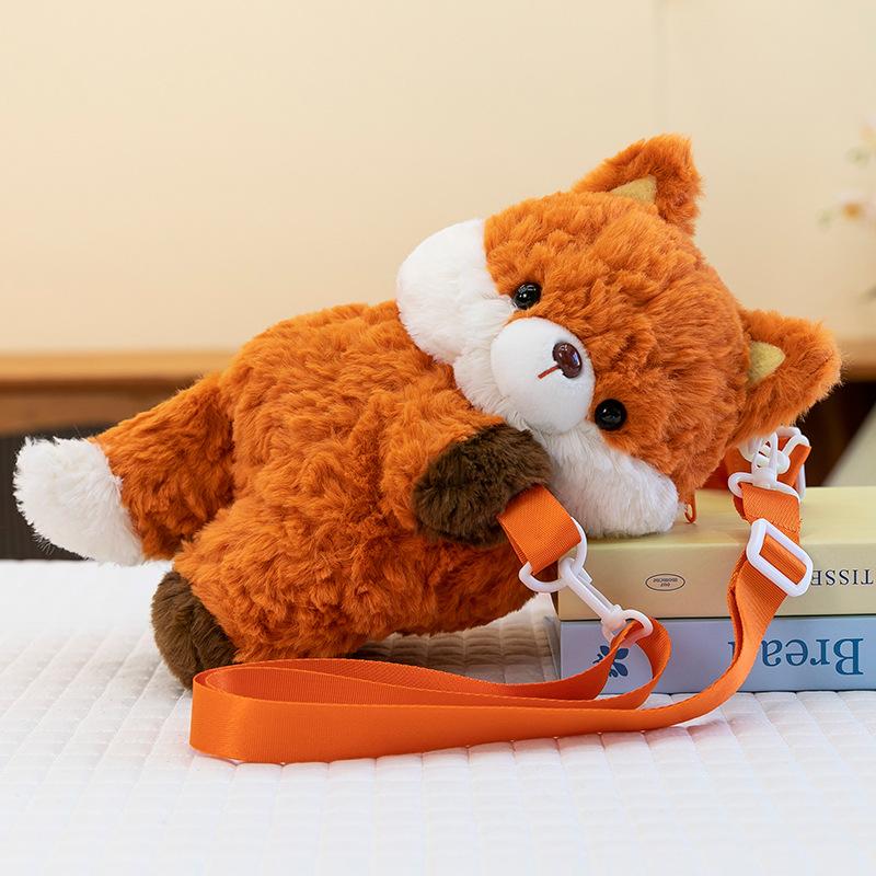 Cute Turtle Plush Shoulder Bag Children Puppy Doll Girl Fox Backpack Pink Pig Birthday Gift