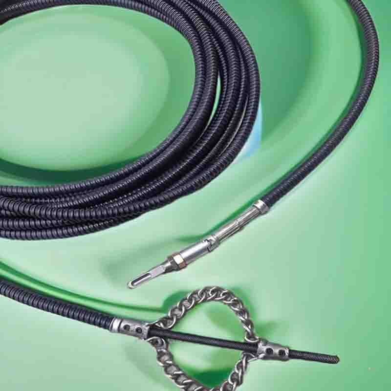 1-5 Meter Electric dredging sewer special tool artifact solid chain dredging spring oil pollution blocked pipeline dredging tool