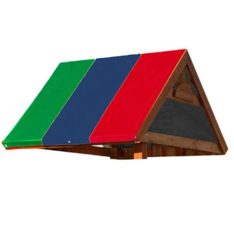 Silver Coated Playground Shelter Cover Replacement Dustproof Canopy For Kids Play Backyards Equipment Outdoor Activities