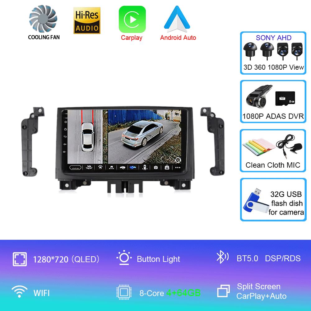 For Mercedes Benz Sprinter For VW Crafter Van 2006 - 2016 Car Radio Multimedia CarPlay WIFI GPS Navigation Player Android 14