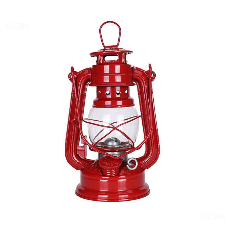 19/25cm Retro Outdoor Camping Kerosene Lamp Portable Lantern Bronze Colored Oil Lamp Vintage Photo Props Outdoor Camping Lights