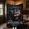 1PC Annabelle Comes Home Outdoor Flannel Blanket Soft Plush Decor for Picnics, camping,Bedroom, Playroom, Office1181A