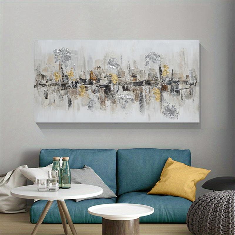 Modern Colour Creative Abstract Textured Canvas Painting Minimalist Art Wall Art Picture