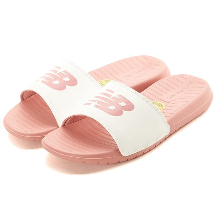 New Balance 130 Fashion Colorblock Casual Sports Slippers Pink White