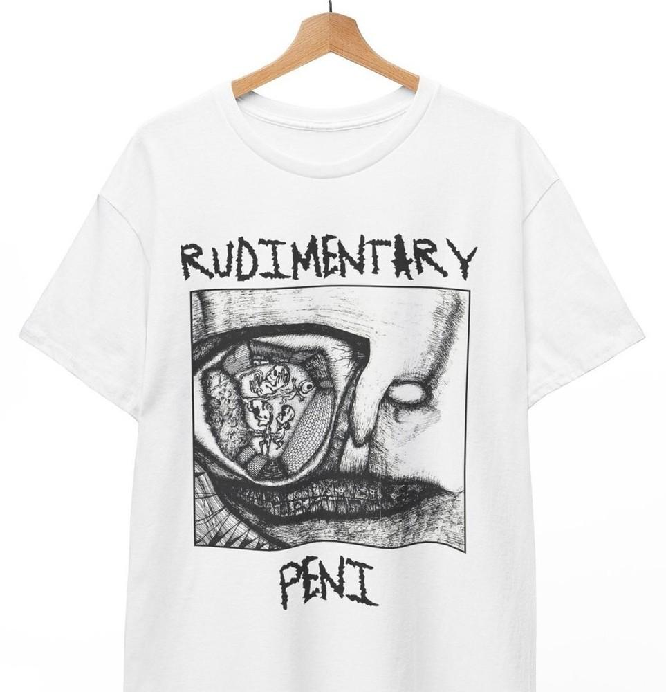 

Rudimentary Peni T-Shirt, No More Pain Music Fashion Top Unisex Tee Unisex T-Shirt XXXL