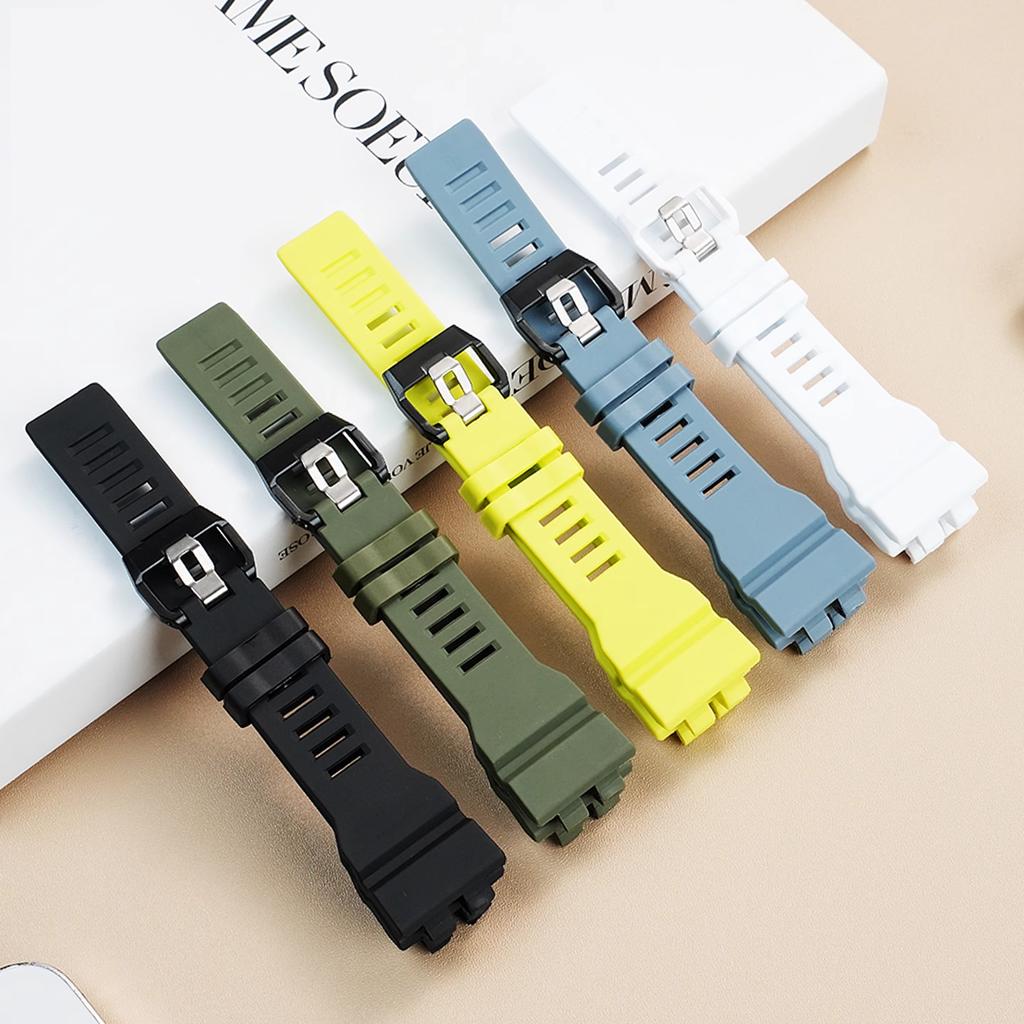 Elastic Durable Outdoor Sports Watch Strap For Casio GBA-800 GMA-B800 GMD-B800 GBD-800 Series Wrist Resin Silicone Watch Band