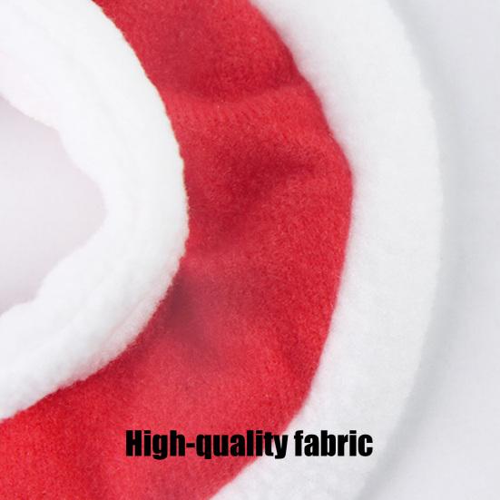 Pet Hamster Cape Red White Small Animals Christmas Outfit for Rabbit Guinea Pig Parrot African Greys Parakeet Cockatiel Cosplay Accessories