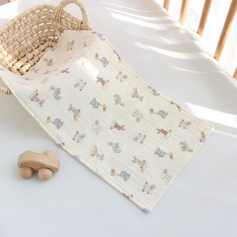Weiches Baby Spucktuch Kleinkinder Atmungsaktive Waschlappen Rechteckiges Gesichtstuch Sabberlätzchen Waschlappen Neugeborenen-Essential