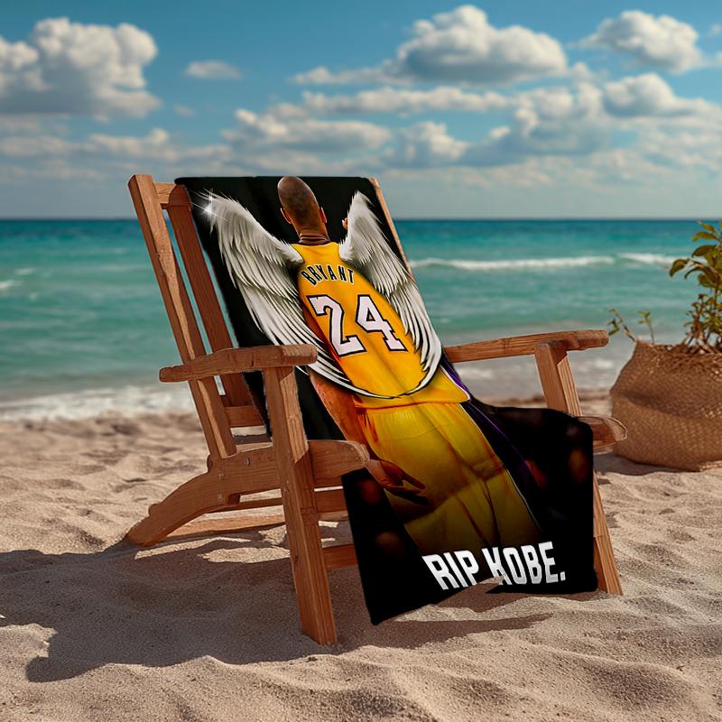 Great Basketball Player Fashion Beach Towel: Ideal for Summer Adventures Soft, Absorbent and Quick Drying Suitable for Swimming and Bathing