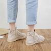 Order A Size Up,Exquisite Summer Korean Version of Harajuku Style Student Wild Flat Casual Women's Shoes Mesh Breathable Lazy Single Shoes