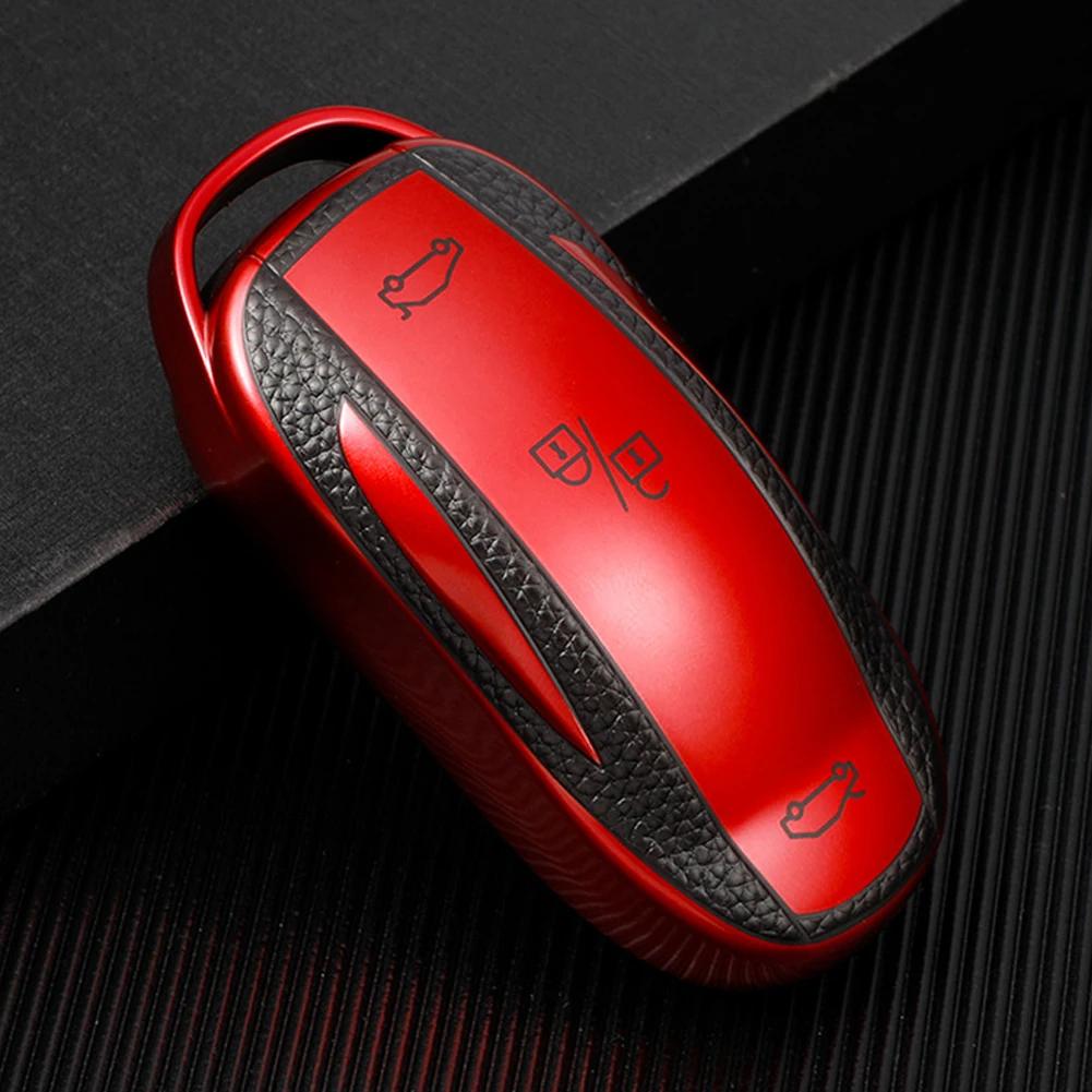 TPU Auto-Smart-Key-Abdeckung, Schlüsselanhänger, für Tesla Modell 3, Modell Y, Modell X, Modell S, Schlüsselschale, Taschenhalter, Schutzzubehör