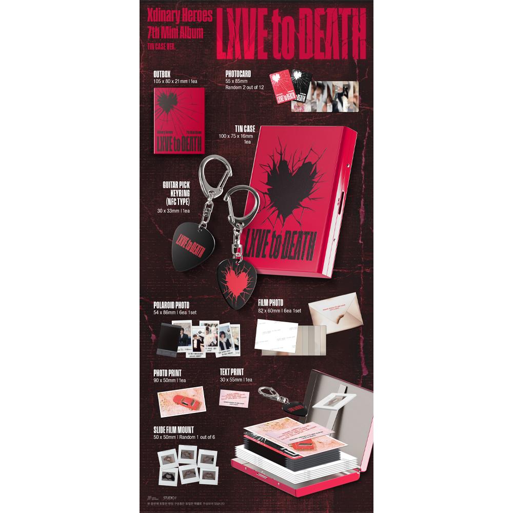 [Pre-order] Xdinary Heroes - LXVE to DEATH (TIN CASE ver.)
