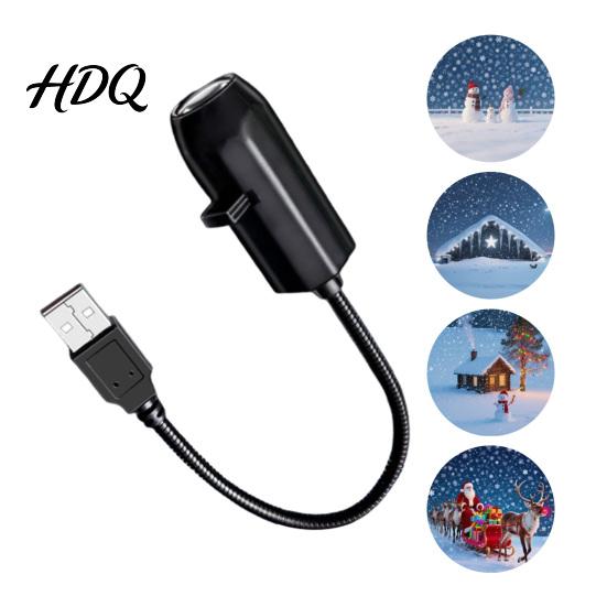 Festive Atmosphere Light Christmas Rotating Projector Lights Holiday Projection Light 360 Degree Rotation Weatherproof Projector Multiple Patterns