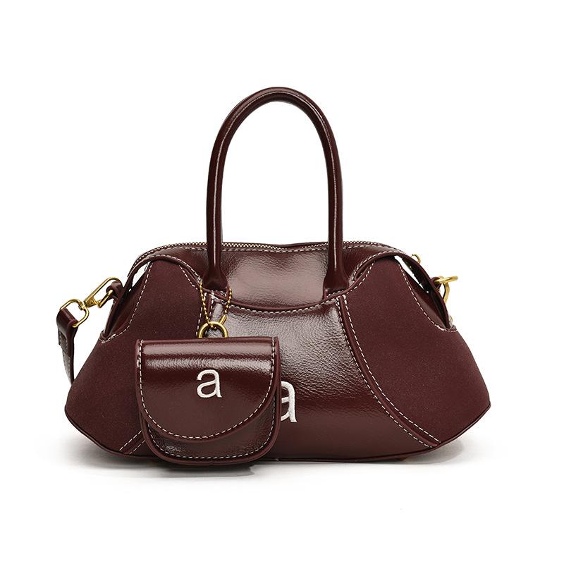 

Модная сумка-подмышка контрастного цвета, популярная универсальная сумка-багет, женская сумка 32*11*16 бордовый