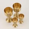 Brass Wine Glass Restaurant Goblet Tabletop Red Wine And White Wine Trumpet Copper Crafts Copper Decoration Mini Shot Glass