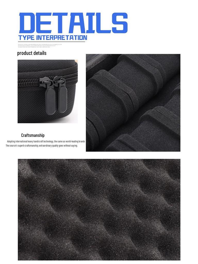 Tragbarer Uhren-Organizer: 8-Schlitz EVA-Etui zur Aufbewahrung von Schmuck und Uhren