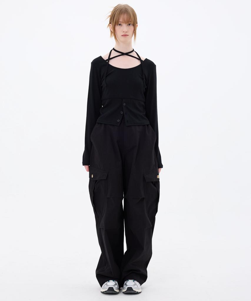 Alikim Luna Wide Pants / Black