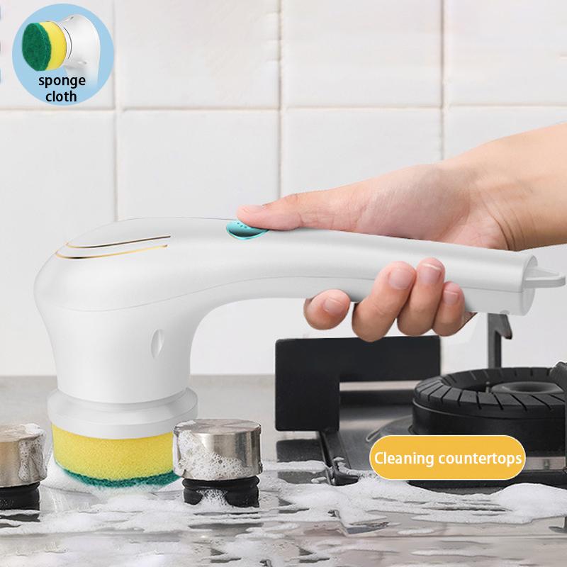 Multifunktionaler Handheld Kabelloser Elektrischer Küchen-Geschirrspülbürsten-Badezimmer-Elektrisches Reinigungsgerät