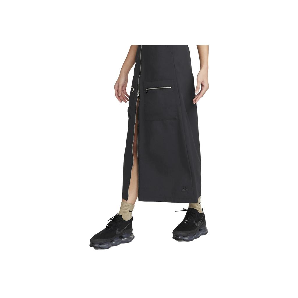 Nike Sportswear Tech Pack Long Woven Skirt Women Bottoms Black DV8496-010