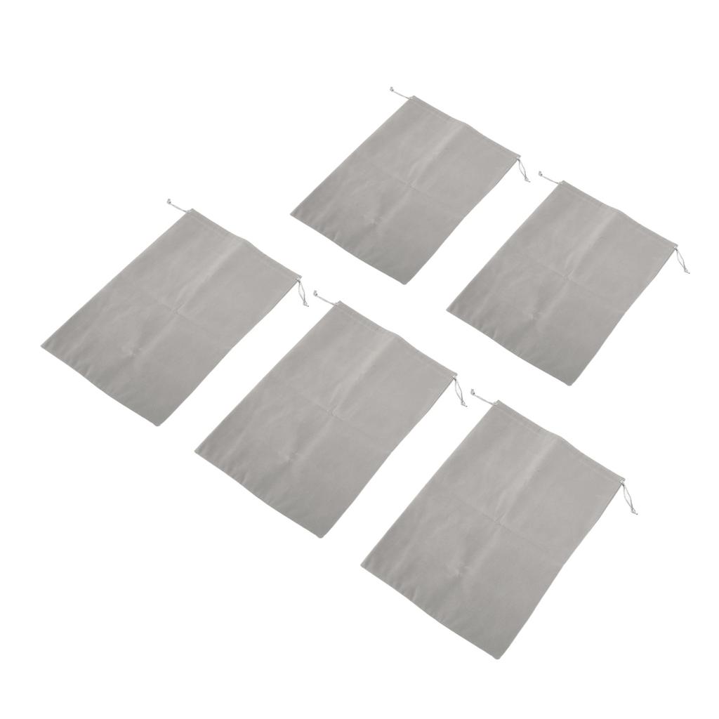 5Pcs Headphone Protection Pouch Bag Large Capacity Drawstring Lightweight Portable Headphone