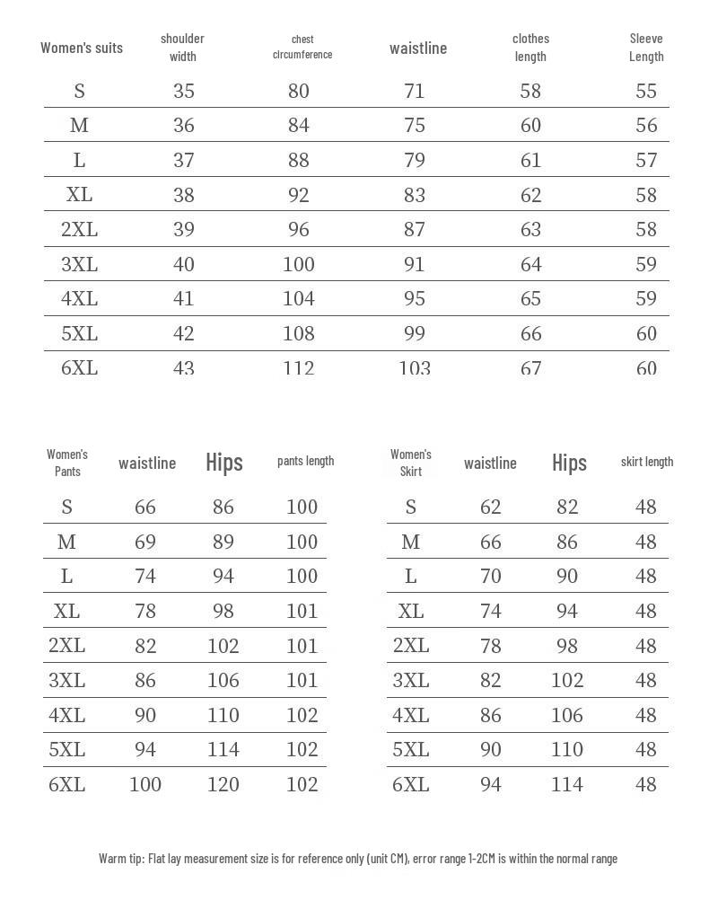 Unisex Wrinkle-Free Business Suit Set