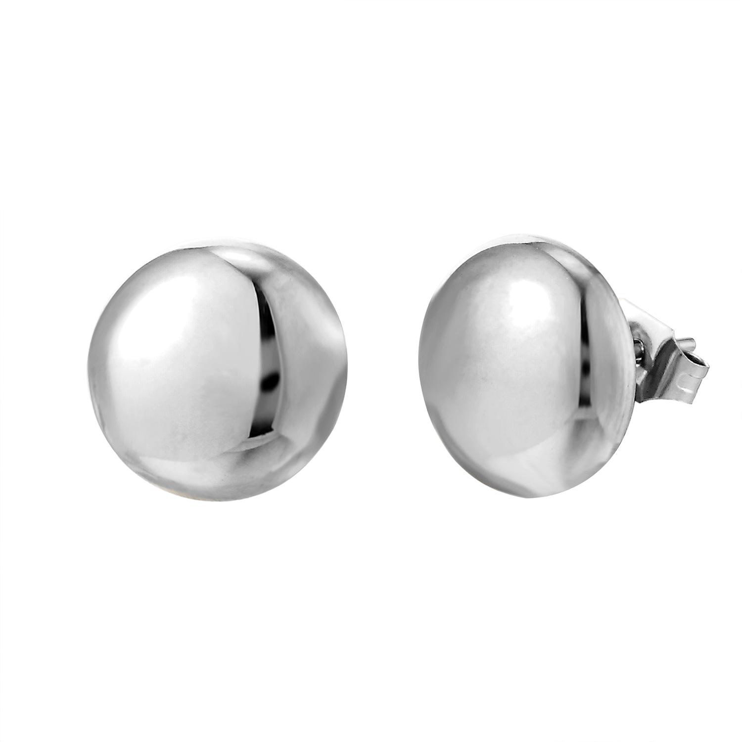 

Titanium Steel Stud Earrings For Women Doudou Japanese And Korean Earrings Simple Pierced Earrings. Premium Aaa