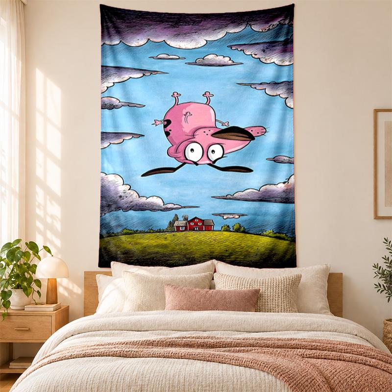 Brave Dog Tapestry highquality for decorating living room bedroom dorm walls ideal as bedroom wallart orholiday gift