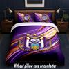 Anderlecht FC Design Bed Bedding Set 1 Duvet Cover + 2 Pillowcases Soft Breathable Household Bed Linens