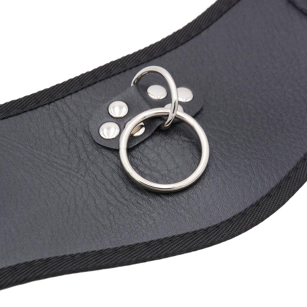 Adult Sex Collar Male Female Sexy Neck Cover Neck Cover Accessories Erotic Leather Neck Strap Fetish Slave Bondage Collar
