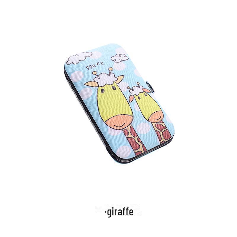 

Набор для маникюра и педикюра из 7 предметов с героями мультфильмов: Щипчики для ногтей и щипчики для ушей giraffe