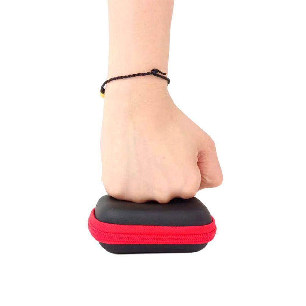 Zipper Pulse Oximeter Storage Bag Carrying Case Finger Pulse Oximeter Pouch Data Cable