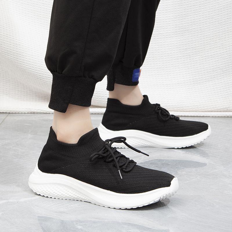 Soft Breathable Running Male Sports Shoes Miked Colour Shoe in Promotion Comfortable Walking Jogging Wide Men's Casual Sneakers
