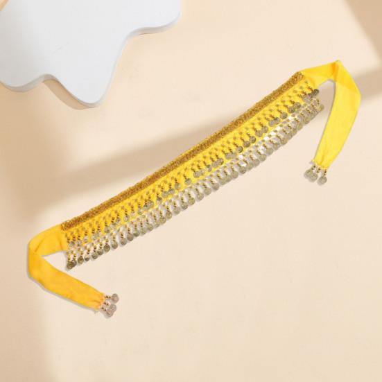 Women Chain Color Wide Double Layer Waist Versatile Waist Strap Waist