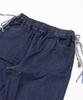 Cliff Mayer Medium Drawstring Denim Dark Blue Women's Pants,
