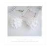 White Glitter Petal Foam Christmas Ball Ornaments for Tree Decorations