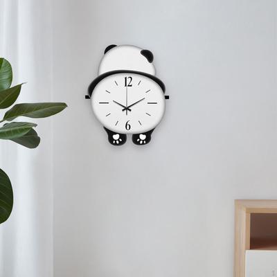 Cute Panda Design Wall Clock for Home or Office Battery Operated