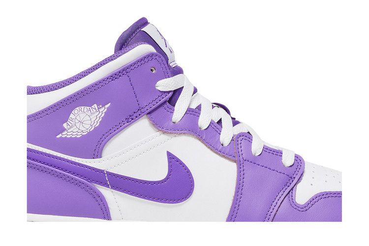 Kids' Sneakers Nike Jordan 1 Mid Purple Venom (GS) Purple Venom/White