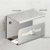Punch frees Tissue Dispensers Corrosion Resistant Tissue Stand Contemporary Square Tissue Box Cover Metal for Bathroom