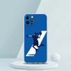 For iPhone 15 16 14 13 12 mini 11 Pro Max XS X XR SE 7 8 Plus Silicone Clear Cover Handball Sport Luxury Phone Case