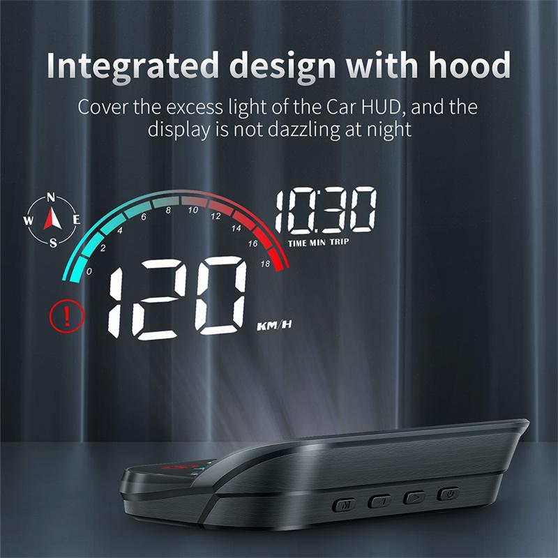 M22 HUD per Auto Head Up Display Universale Digitale GPS Tachimetro HD LCD Proiezione su Vetro Parabrezza Proiettore Per Tutte le Auto