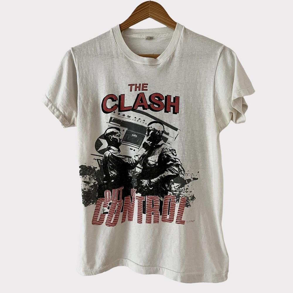 The Clash Out Of Control T Shirt Full Size S-5XL Unisex T-Shirt XXXL