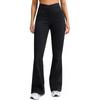 Womens High-Waisted Flared Jeans Vintage Pocket Design Stretch Slim Bootcut Denim Pants