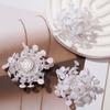 Eye-catching Sequined Flower Earrings and Headwear DIY Accessories