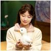 Adorable Realistic White Duck Plush Toy for Kids - Comforting Cloth Doll & Perfect Birthday Gift