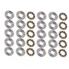 10pcs Thrust   Bearing Miniature High   Flat Steel Bearings Set (F6-12M 6x12x4.5mm)
