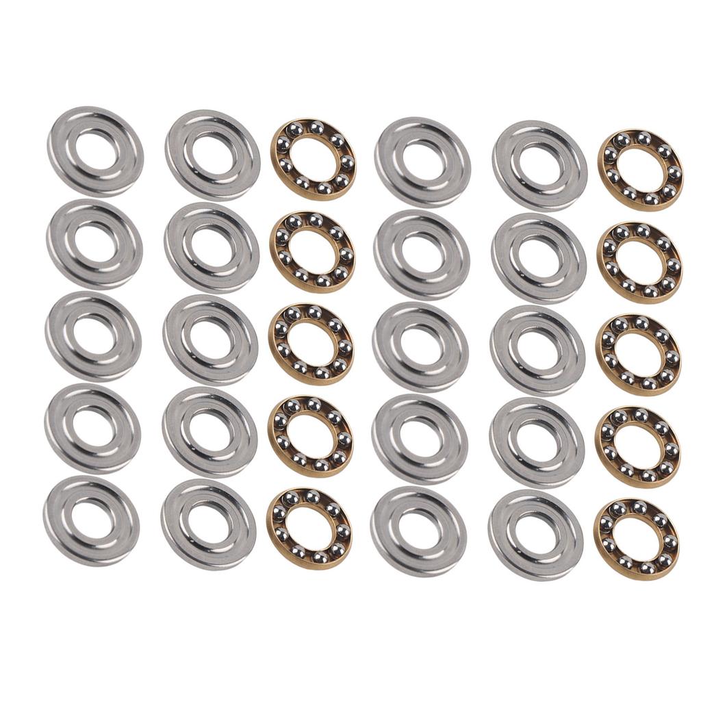 10pcs Thrust   Bearing Miniature High   Flat Steel Bearings Set (F6-12M 6x12x4.5mm)
