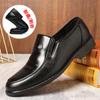 Men's Shoes Spring New Large Size Leather Shoes Men's Breathable Soft Soles Middle-aged Men's Leather Shoes Versatile Dad Shoes Tide