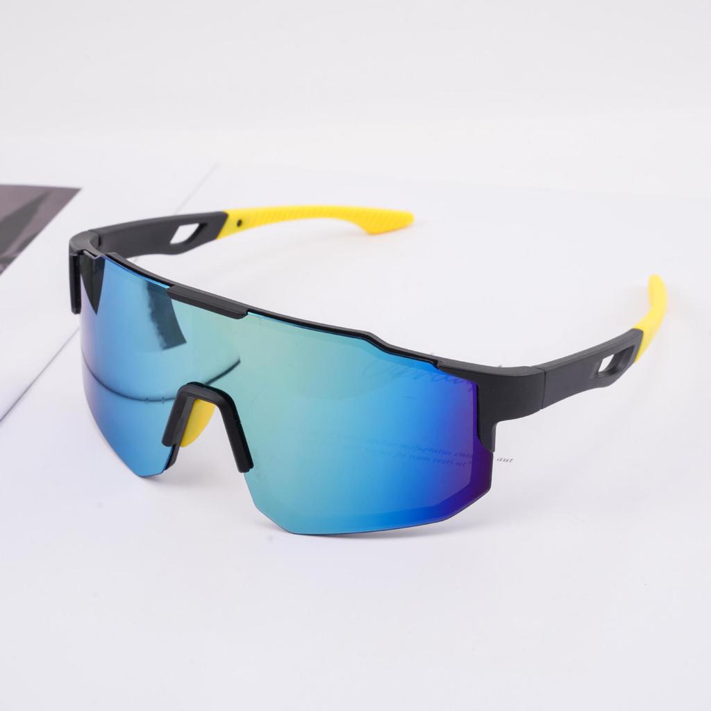 Large-Frame One-Piece Windproof Sunglasses for Cycling, Fishing & Driving